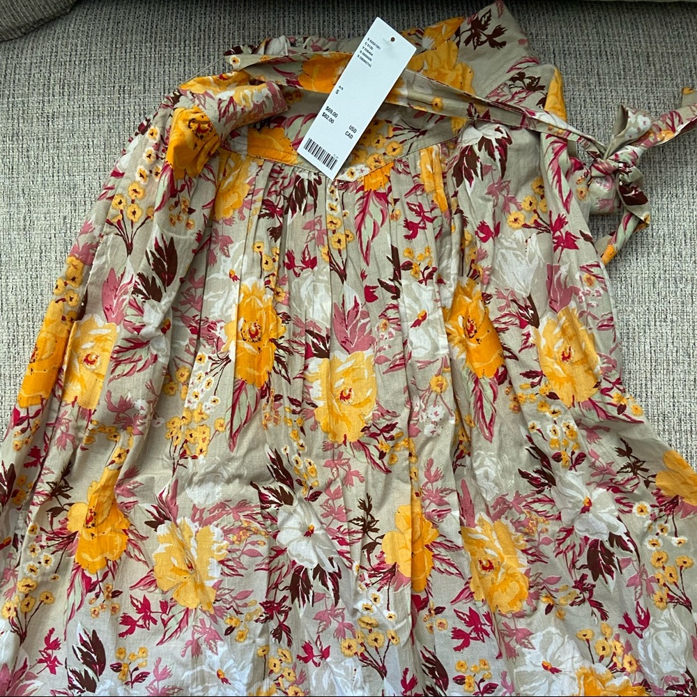 Urban Outfitters floral midi skirt